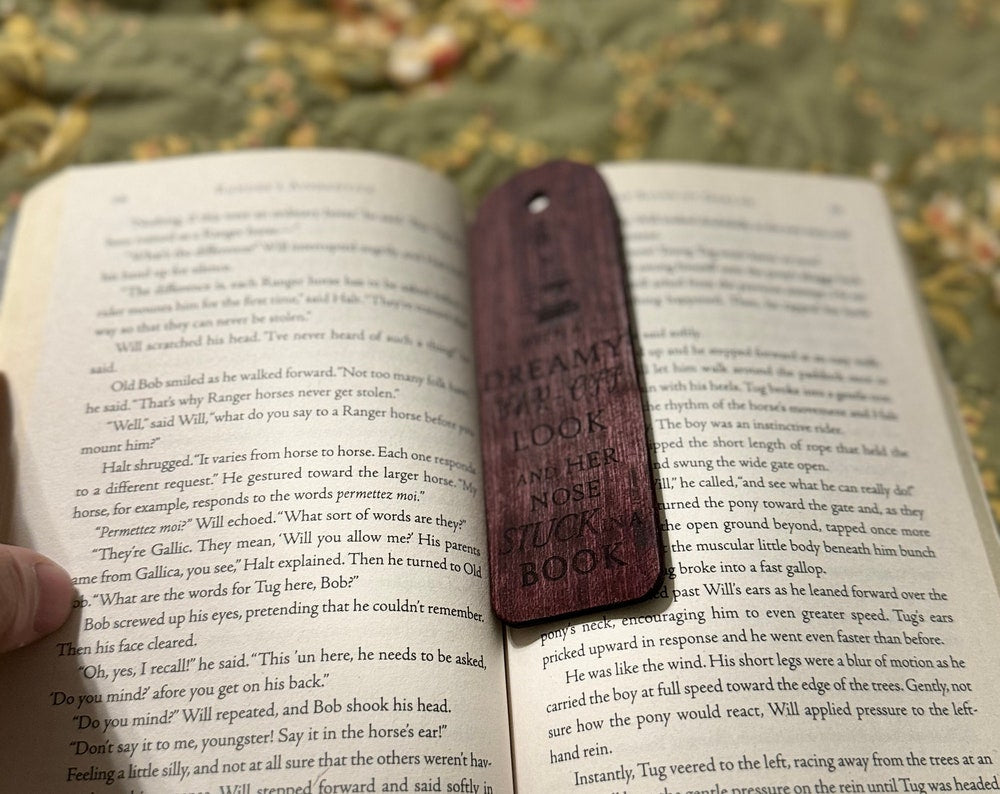 Personalized Engraved Wooden Bookmarks