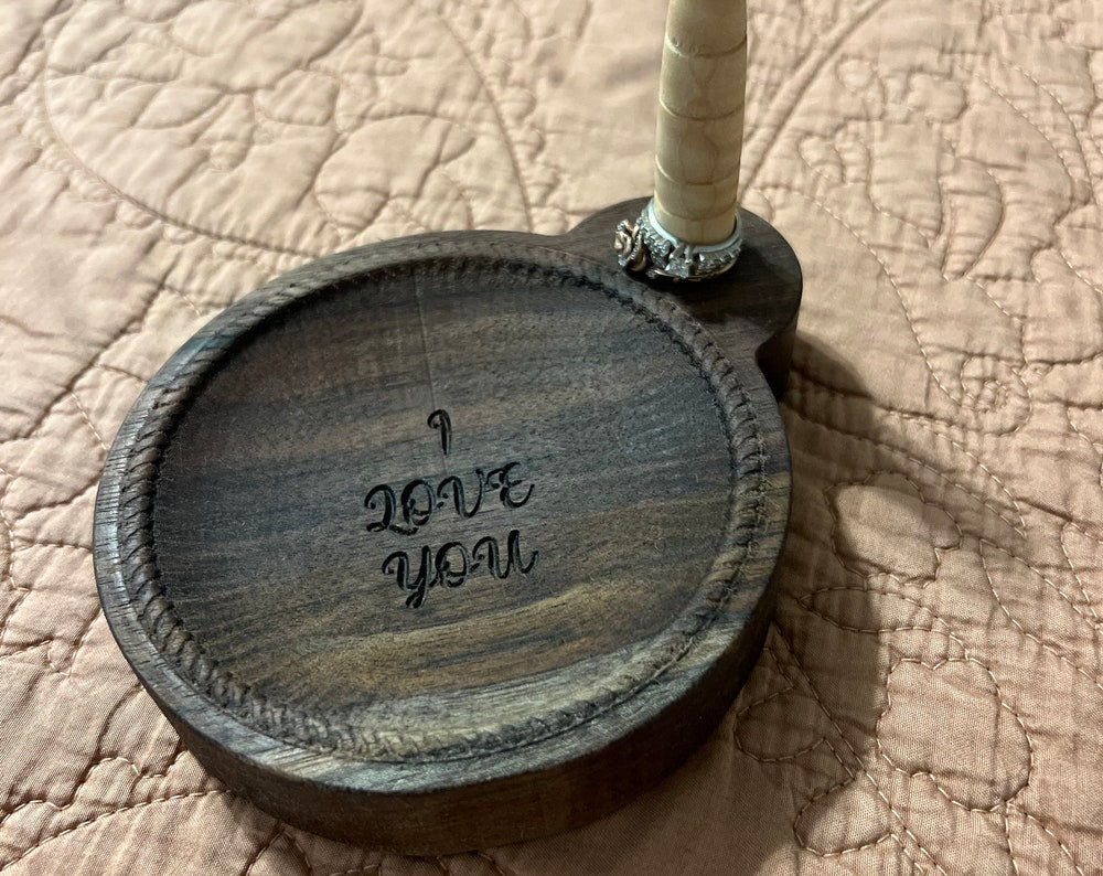 Handcrafted Custom Ring Holder - Personalized Designs